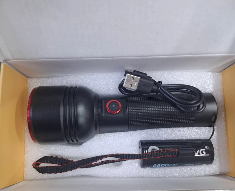 چراغ قوه روی لانگ مدل RL-2208 P90 با نور مهتابی
