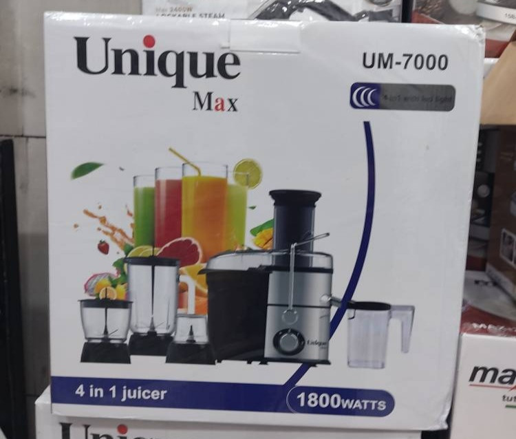 آبمیوه گیری چهار کاره یونیک مدل UM7000 ظرفیت ۶.۲ لیتر