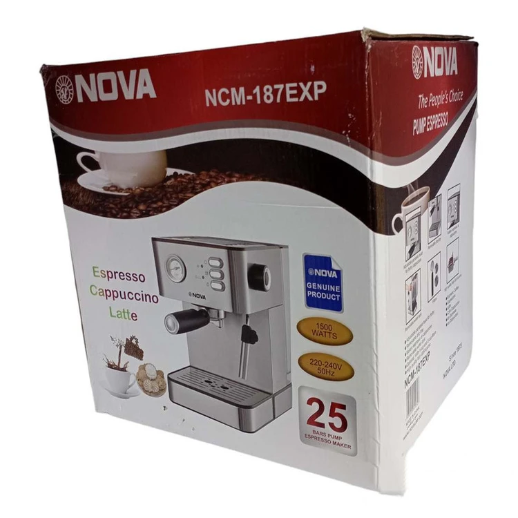 اسپرسوساز نوا مدل NCM-187 تمام استیل 25 بار