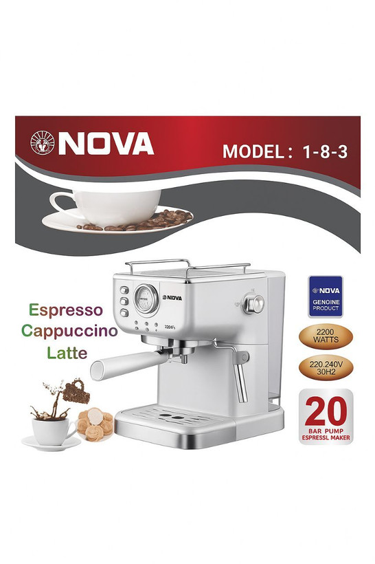 اسپرسو ساز نوا مدل NOVA 1-8-3 – فشار 20 بار