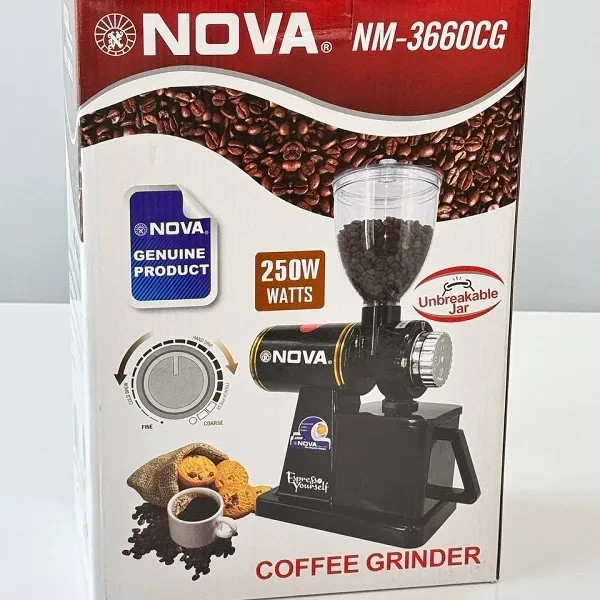 آسیاب قهوه نوا مدل NM-3660CG توان 250 وات