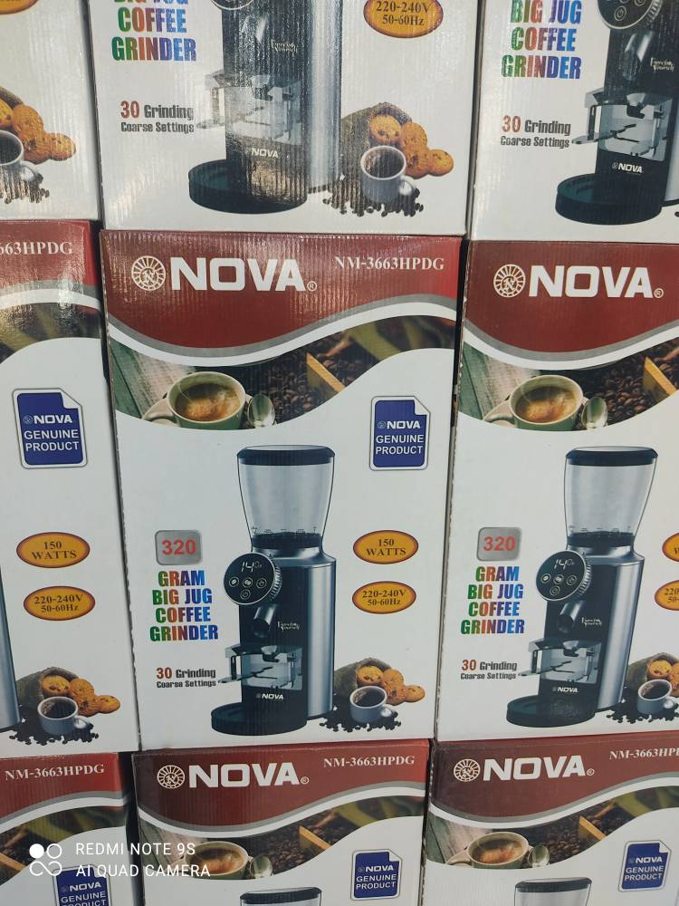 آسیاب قهوه نوا مدل NM-3663HPDG دیجیتالی150 وات