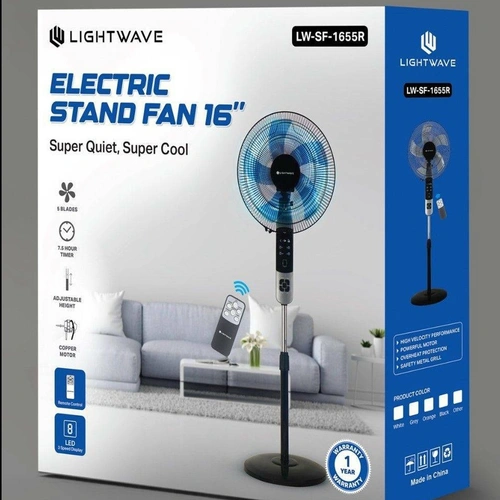 پنکه ایستاده لایت ویو مدل LW-SF-1655R