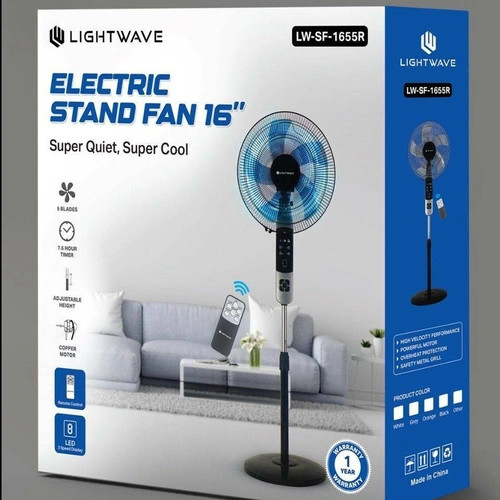 پنکه ایستاده لایت ویو مدل LW-SF-1655R
