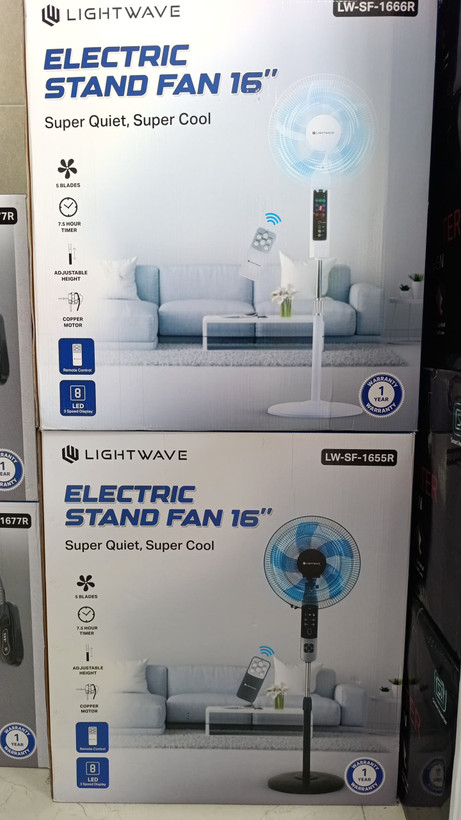 پنکه ایستاده لایت ویو مدل LW-SF-1655R