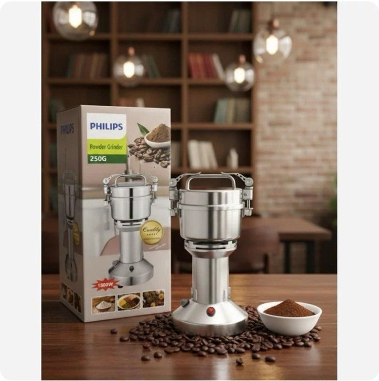 آسیاب فلیپس 250 گرمی موتور سیم پیچ مسی 1500 وات