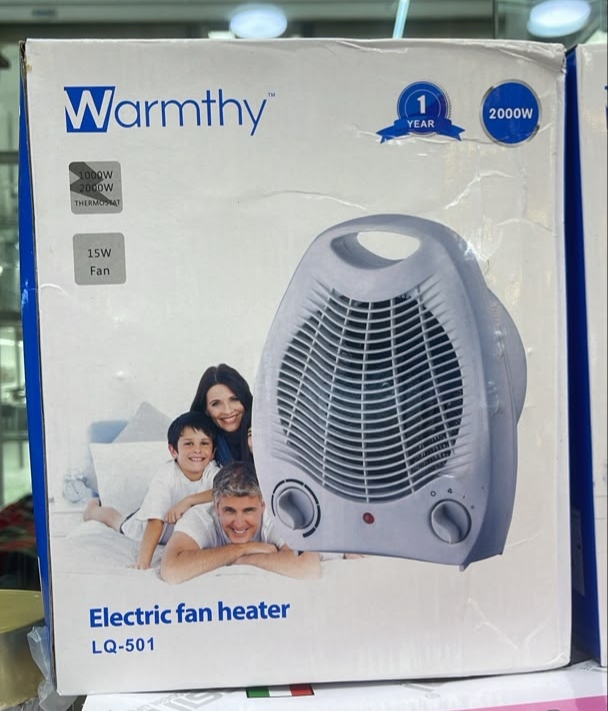 بخاری فن‌دار وارمتی مدل LQ-501 توان 2000 وات