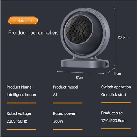 بخاری برقی و گرمکن رومیزی مدل Warm Air Blower A1 (فن هیتر mini رومیزی قابل حمل)